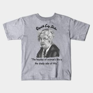 Elizabeth Cady Stanton Portrait and Quote Kids T-Shirt